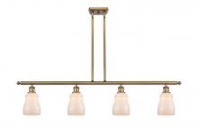 Innovations Lighting 516-4I-BB-G391-LED - Ellery - 4 Light - 48 inch - Brushed Brass - Cord hung - Island Light