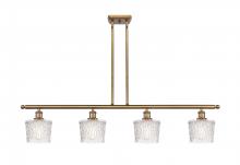 Innovations Lighting 516-4I-BB-G402-LED - Niagara - 4 Light - 48 inch - Brushed Brass - Cord hung - Island Light