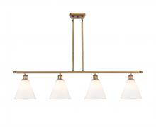 Innovations Lighting 516-4I-BB-GBC-81-LED - Berkshire - 4 Light - 48 inch - Brushed Brass - Cord hung - Island Light