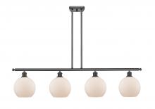 Innovations Lighting 516-4I-OB-G121-8-LED - Athens - 4 Light - 48 inch - Oil Rubbed Bronze - Cord hung - Island Light