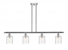 Innovations Lighting 516-4I-PC-G1113-LED - Cobbleskill - 4 Light - 48 inch - Polished Chrome - Cord hung - Island Light