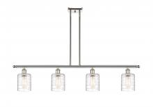 Innovations Lighting 516-4I-PN-G1113-LED - Cobbleskill - 4 Light - 48 inch - Polished Nickel - Cord hung - Island Light