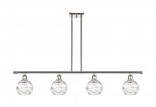 Innovations Lighting 516-4I-PN-G1213-6-LED - Athens Deco Swirl - 4 Light - 48 inch - Polished Nickel - Cord hung - Island Light