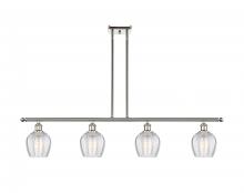 Innovations Lighting 516-4I-PN-G462-6-LED - Norfolk - 4 Light - 48 inch - Polished Nickel - Cord hung - Island Light