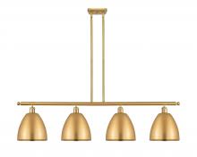 Innovations Lighting 516-4I-SG-MBD-9-SG-LED - Bristol - 4 Light - 48 inch - Satin Gold - Cord hung - Island Light