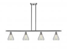 Innovations Lighting 516-4I-SN-G275-LED - Conesus - 4 Light - 48 inch - Brushed Satin Nickel - Cord hung - Island Light