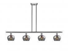 Innovations Lighting 516-4I-SN-G93-LED - Fenton - 4 Light - 48 inch - Brushed Satin Nickel - Cord hung - Island Light