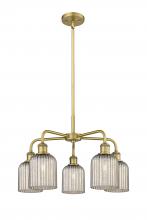 Innovations Lighting 516-5CR-BB-G559-5ME - Bridal Veil - 5 Light - 23 inch - Brushed Brass - Chandelier