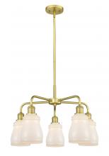 Innovations Lighting 516-5CR-SG-G391 - Ellery - 5 Light - 23 inch - Satin Gold - Chandelier