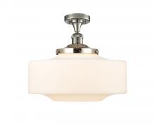 Innovations Lighting 517-1CH-PN-G691-16-LED - Bridgeton - 1 Light - 12 inch - Polished Nickel - Semi-Flush Mount