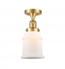 Innovations Lighting 517-1CH-SG-G181-LED - Canton - 1 Light - 6 inch - Satin Gold - Semi-Flush Mount