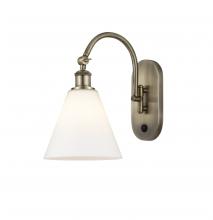 Innovations Lighting 518-1W-AB-GBC-81-LED - Berkshire - 1 Light - 8 inch - Antique Brass - Sconce