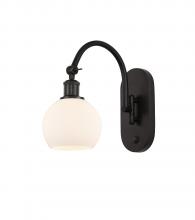 Innovations Lighting 518-1W-OB-G121-6-LED - Athens - 1 Light - 6 inch - Oil Rubbed Bronze - Sconce