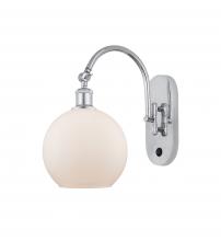 Innovations Lighting 518-1W-PC-G121-8-LED - Athens - 1 Light - 8 inch - Polished Chrome - Sconce