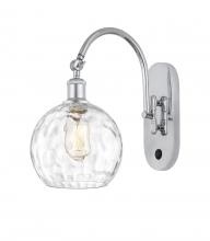 Innovations Lighting 518-1W-PC-G1215-8-LED - Athens Water Glass - 1 Light - 8 inch - Polished Chrome - Sconce