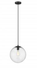 Innovations Lighting 612-BK-SDY-LED - Tolland - 1 Light - 12 inch - Matte Black - Cord hung - Mini Pendant