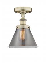 Innovations Lighting 616-1F-AB-G43 - Cone - 1 Light - 8 inch - Antique Brass - Semi-Flush Mount