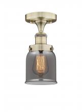 Innovations Lighting 616-1F-AB-G53 - Bell - 1 Light - 5 inch - Antique Brass - Semi-Flush Mount