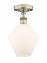 Innovations Lighting 616-1F-AB-G651-8 - Cindyrella - 1 Light - 8 inch - Antique Brass - Semi-Flush Mount