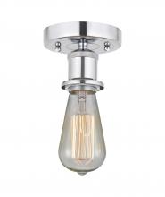 Innovations Lighting 616-1F-PC - Bare Bulb - 1 Light - 2 inch - Polished Chrome - Semi-Flush Mount