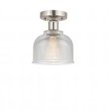 Innovations Lighting 616-1F-SN-G412 - Dayton - 1 Light - 6 inch - Brushed Satin Nickel - Flush Mount