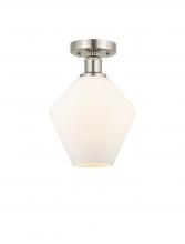 Innovations Lighting 616-1F-SN-G651-8 - Cindyrella - 1 Light - 8 inch - Brushed Satin Nickel - Semi-Flush Mount