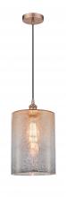 Innovations Lighting 616-1P-AC-G116-L-LED - Cobbleskill - 1 Light - 9 inch - Antique Copper - Cord hung - Mini Pendant