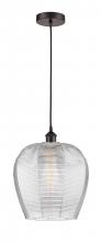 Innovations Lighting 616-1P-OB-G462-12-LED - Norfolk - 1 Light - 12 inch - Oil Rubbed Bronze - Cord hung - Mini Pendant