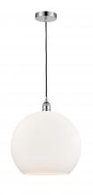 Innovations Lighting 616-1P-PC-G121-14-LED - Athens - 1 Light - 14 inch - Polished Chrome - Cord hung - Pendant