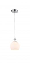 Innovations Lighting 616-1P-PC-G121-6-LED - Athens - 1 Light - 6 inch - Polished Chrome - Cord hung - Mini Pendant