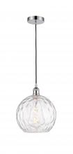 Innovations Lighting 616-1P-PC-G1215-10-LED - Athens Water Glass - 1 Light - 10 inch - Polished Chrome - Cord hung - Mini Pendant