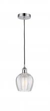 Innovations Lighting 616-1P-PC-G462-6-LED - Norfolk - 1 Light - 6 inch - Polished Chrome - Cord hung - Mini Pendant