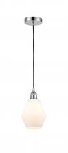 Innovations Lighting 616-1P-PC-G651-6-LED - Cindyrella - 1 Light - 6 inch - Polished Chrome - Cord hung - Mini Pendant