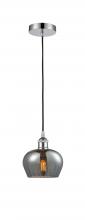 Innovations Lighting 616-1P-PC-G93-LED - Fenton - 1 Light - 7 inch - Polished Chrome - Cord hung - Mini Pendant