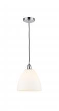 Innovations Lighting 616-1P-PC-GBD-91-LED - Bristol - 1 Light - 9 inch - Polished Chrome - Cord hung - Mini Pendant