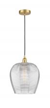 Innovations Lighting 616-1P-SG-G462-12-LED - Norfolk - 1 Light - 12 inch - Satin Gold - Cord hung - Mini Pendant