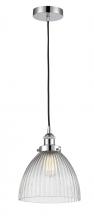 Innovations Lighting 616-1PH-PC-G222-LED - Seneca Falls - 1 Light - 10 inch - Polished Chrome - Cord hung - Mini Pendant