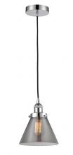 Innovations Lighting 616-1PH-PC-G43-LED - Cone - 1 Light - 8 inch - Polished Chrome - Cord hung - Mini Pendant