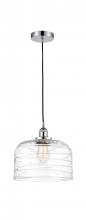 Innovations Lighting 616-1PH-PC-G713-L-LED - Bell - 1 Light - 12 inch - Polished Chrome - Cord hung - Mini Pendant