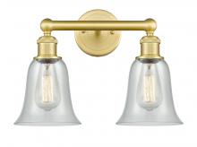 Innovations Lighting 616-2W-SG-G2812 - Hanover - 2 Light - 15 inch - Satin Gold - Bath Vanity Light