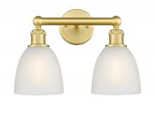 Innovations Lighting 616-2W-SG-G381 - Castile - 2 Light - 15 inch - Satin Gold - Bath Vanity Light