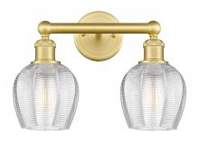 Innovations Lighting 616-2W-SG-G462-6 - Norfolk - 2 Light - 15 inch - Satin Gold - Bath Vanity Light