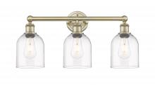  616-3W-AB-G558-6CL - Bella - 3 Light - 24 inch - Antique Brass - Bath Vanity Light