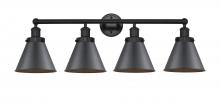 Innovations Lighting 616-4W-BK-M13-BK - Appalachian - 4 Light - 35 inch - Matte Black - Bath Vanity Light