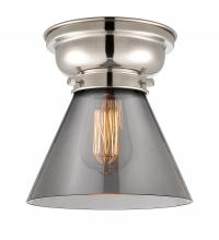 Innovations Lighting 623-1F-PN-G43-LED - Cone - 1 Light - 8 inch - Polished Nickel - Flush Mount