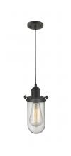  900-1P-OB-CE231-OB-CL-LED - Centri - 1 Light - 5 inch - Oil Rubbed Bronze - Cord hung - Mini Pendant