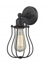 Innovations Lighting 900-1W-BK-CE513-BK-LED - Muselet - 1 Light - 6 inch - Matte Black - Sconce