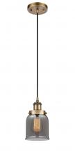 Innovations Lighting 916-1P-BB-G53-LED - Bell - 1 Light - 5 inch - Brushed Brass - Cord hung - Mini Pendant