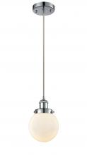 Innovations Lighting 916-1P-PC-G201-6-LED - Beacon - 1 Light - 6 inch - Polished Chrome - Cord hung - Mini Pendant