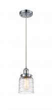 Innovations Lighting 916-1P-PC-G513-LED - Bell - 1 Light - 5 inch - Polished Chrome - Cord hung - Mini Pendant